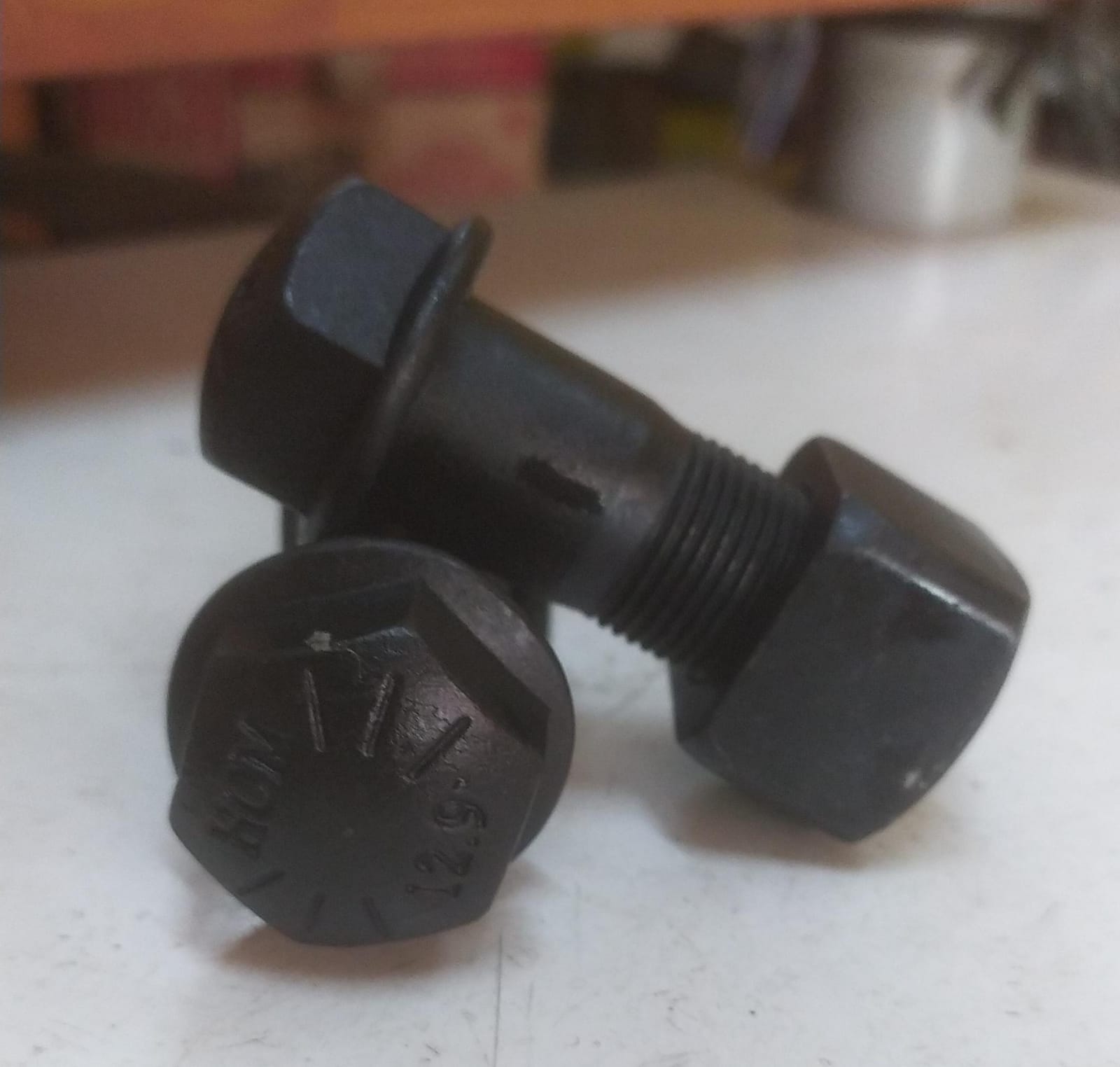 Track Shoe Bolt & Nut Grade 12.9 High Tensile